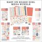 Preview: Echo Park - Komplettpaket "Baby On Board It's a Girl!" Mega Bundle