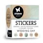 Preview: Studio Light - Aufkleber "Wedding Day" Round Stickers on Roll