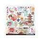 Preview: Ciao Bella - Stanzteile "Land of the Rising Sun" Fussy Cut Pad - 24 Bogen