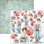 Preview: Ciao Bella - Stanzteile "Land of the Rising Sun" Fussy Cut Pad - 24 Bogen