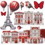 Preview: Ciao Bella - Pergamentpapier "Paris Je t'aime" Vellum 6x6 Inch - 6 Bogen