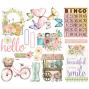 Preview: Simple Stories - Stanzteile "Vintage Flower Shoppe" Big Bits & Pieces 