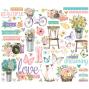 Preview: Simple Stories - Stanzteile "Vintage Flower Shoppe" Bits & Pieces 