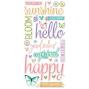 Preview: Simple Stories - Aufkleber "Vintage Flower Shoppe" Foam Sticker
