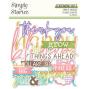 Preview: Simple Stories - Stanzteile "Vintage Flower Shoppe" Sentiment Bits & Pieces 
