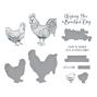 Preview: Spellbinders - Buchdrucktechnik "Feathered Friends" BetterPress Plate & Dies