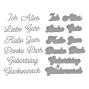 Preview: Spellbinders - Stanzschablone "German Everyday Sentiments" Dies