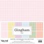 Preview: Echo Park - Designpapier "Pastel Gingham" Collection Kit 12x12 Inch - 12 Bogen