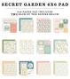 Preview: Carta Bella - Designpapier "Secret Garden" Paper Pad 6x6 Inch - 24 Bogen