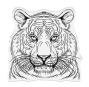 Preview: Crafters Companion - Stempel "Regal Tiger" Clear Stamps