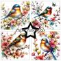 Preview: Paper Favourites - Designpapier "Birds and Flowers" Paper Pack 6x6 Inch - 24 Bogen