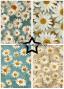 Preview: Paper Favourites - Designpapier "Vintage Daisies" Paper Pack A5 - 24 Bogen