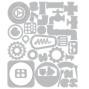 Preview: Sizzix - Stanzschablone "Industrial" Thinlits Craft Dies by Tim Holtz