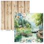 Preview: Mintay Papers - Designpapier "By The Lake" Scrapbooking Paper Pad 12x12 Inch - 12 Bogen