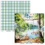 Preview: Mintay Papers - Designpapier "By The Lake" Scrapbooking Paper Pad 12x12 Inch - 12 Bogen