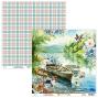 Preview: Mintay Papers - Designpapier "By The Lake" Scrapbooking Paper Pad 12x12 Inch - 12 Bogen