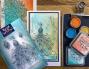 Preview: Katkin Krafts - Stempelset "Picturesque Peacock" Clear Stamps