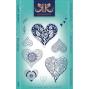 Preview: Katkin Krafts - Stempelset "Floral Hearts" Clear Stamps