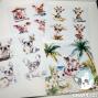 Preview: Creative Craft Lab - Studio Light - Designpapier "Summer Breeze" Collage Paper Pad 20,3x20,3 cm - 36 Bogen