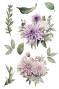 Preview: Papers For you - Transfer Aufkleber "Dahlias" Decor Transfers 8x12 Inch