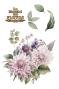 Preview: Papers For you - Transfer Aufkleber "Dahlias" Decor Transfers 8x12 Inch