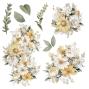 Preview: Papers For you - Transfer Aufkleber "Daisies" Decor Transfers 12x12 Inch