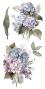 Preview: Papers For you - Transfer Aufkleber "Hydrangeas" Decor Transfers 6x12 Inch