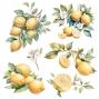 Preview: Papers For you - Transfer Aufkleber "Lemon" Decor Transfers 12x12 Inch