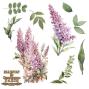 Preview: Papers For you - Transfer Aufkleber "Lilacs" Decor Transfers 12x12 Inch