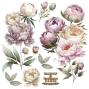 Preview: Papers For you - Transfer Aufkleber "Peonies" Decor Transfers 12x12 Inch