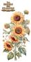 Preview: Papers For you - Transfer Aufkleber "Sunflowers" Decor Transfers 6x12 Inch