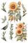 Preview: Papers For you - Transfer Aufkleber "Sunflowers" Decor Transfers 8x12 Inch