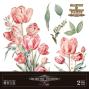 Preview: Papers For you - Transfer Aufkleber "Tulips" Decor Transfers 12x12 Inch