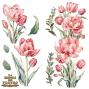Preview: Papers For you - Transfer Aufkleber "Tulips" Decor Transfers 12x12 Inch