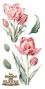 Preview: Papers For you - Transfer Aufkleber "Tulips" Decor Transfers 6x12 Inch