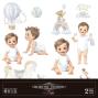 Preview: Papers For you - Transfer Aufkleber "Sweet Baby Boy" Decor Transfers 12x12 Inch