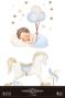 Preview: Papers For you - Transfer Aufkleber "Sweet Baby Boy" Decor Transfers 24x35 Inch