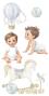 Preview: Papers For you - Transfer Aufkleber "Sweet Baby Boy" Decor Transfers 6x12 Inch