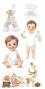 Preview: Papers For you - Transfer Aufkleber "Sweet Baby Boy" Decor Transfers 6x12 Inch