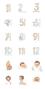 Preview: Papers For you - Transfer Aufkleber "Sweet Baby Boy" Decor Transfers 6x12 Inch