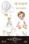 Preview: Papers For you - Transfer Aufkleber "Sweet Baby Boy" Decor Transfers 8x12 Inch