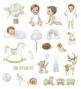 Preview: Papers For You - Stanzteile "Sweet Baby Boy" Die Cuts