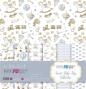Preview: Papers For You - Pergamentpapier "Sweet Baby Boy" Vellum Paper Pack 30x31 cm - 6 Bogen 