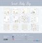 Preview: Papers For You - Designpapier "Sweet Baby Boy" Scrap Paper Pack 30,5 x 32 cm - 12 Bogen