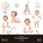 Preview: Papers For you - Transfer Aufkleber "Sweet Baby Girl" Decor Transfers 12x12 Inch
