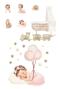 Preview: Papers For you - Transfer Aufkleber "Sweet Baby Girl" Decor Transfers 8x12 Inch