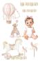 Preview: Papers For you - Transfer Aufkleber "Sweet Baby Girl" Decor Transfers 8x12 Inch