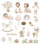 Preview: Papers For You - Stanzteile "Sweet Baby Girl" Die Cuts