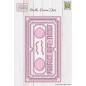 Preview: Nellie Snellen - Stanzschablone "Golden ticket" Multi Frame Dies