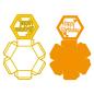 Preview: Nellie Snellen - Stanzschablone "Hexagon Shadowbox" Shape Dies